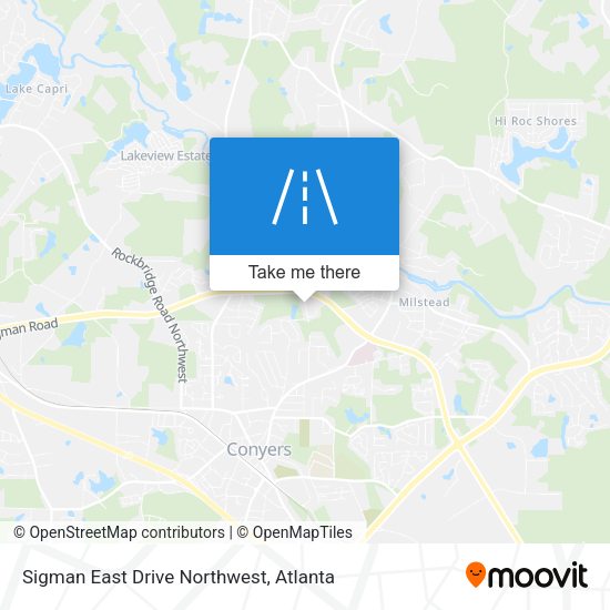 Sigman East Drive Northwest map