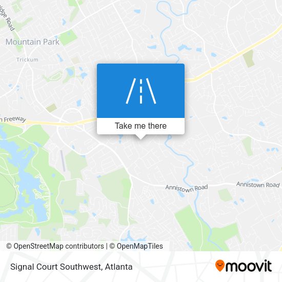 Mapa de Signal Court Southwest