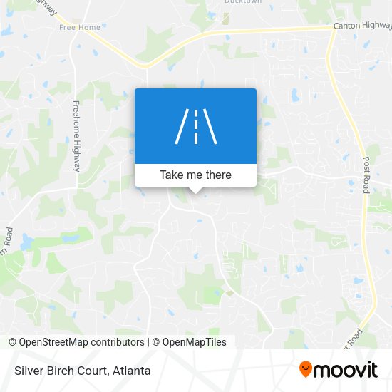 Mapa de Silver Birch Court