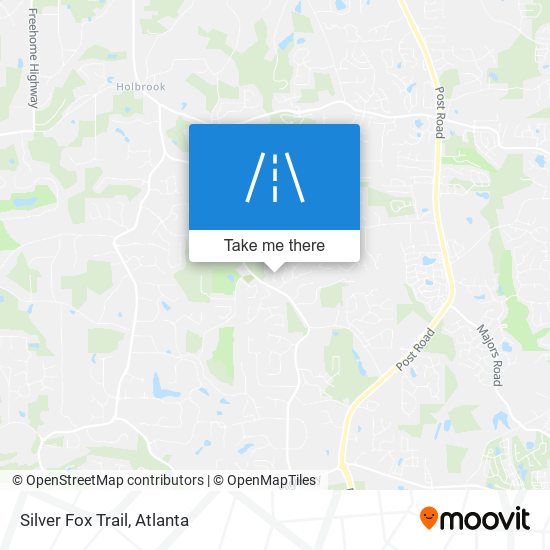 Silver Fox Trail map