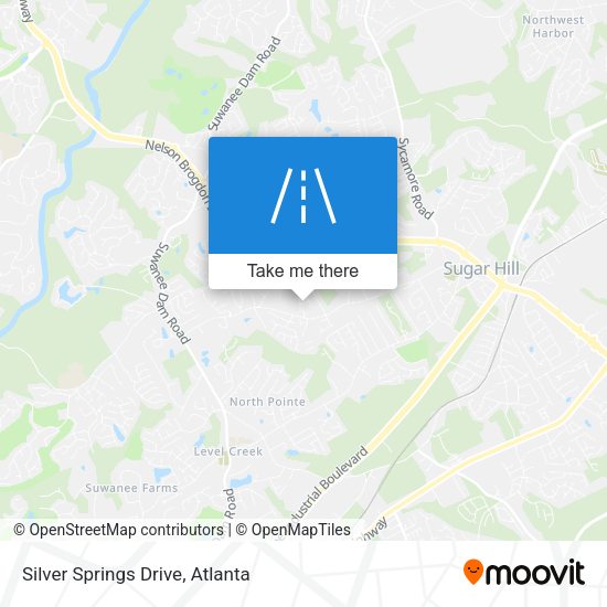 Silver Springs Drive map