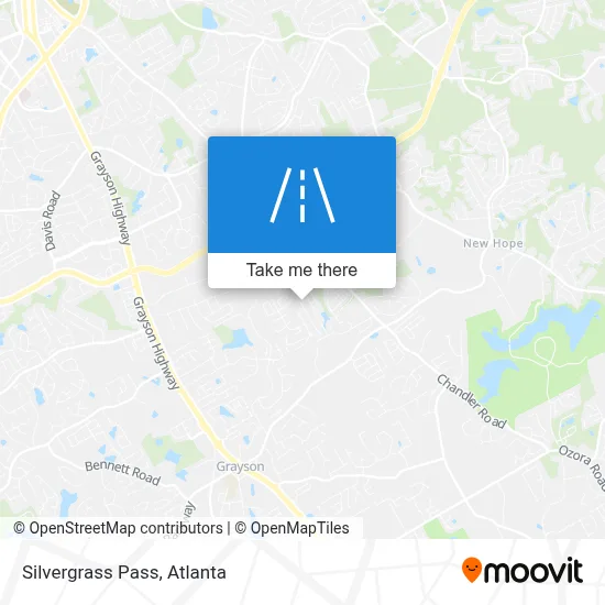 Silvergrass Pass map