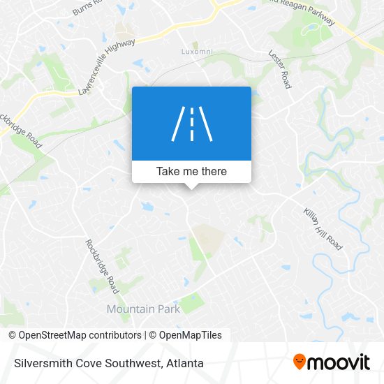 Silversmith Cove Southwest map