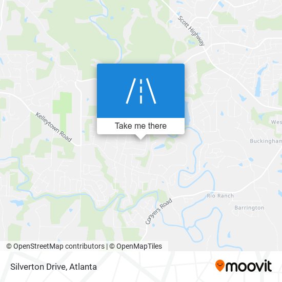 Mapa de Silverton Drive