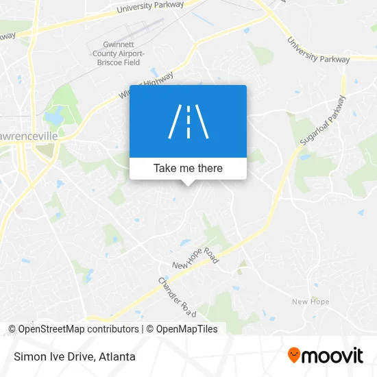 Simon Ive Drive map