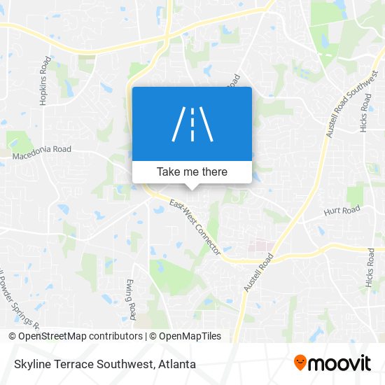 Skyline Terrace Southwest map