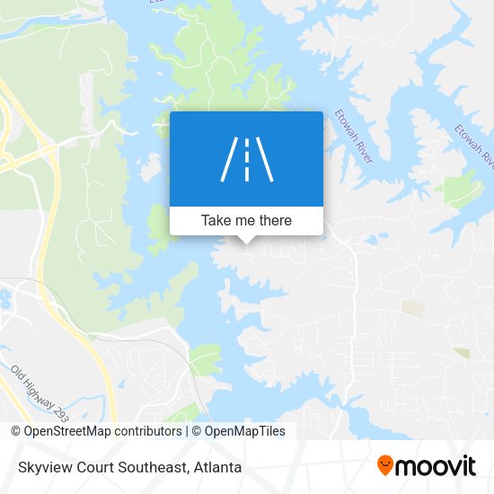 Skyview Court Southeast map
