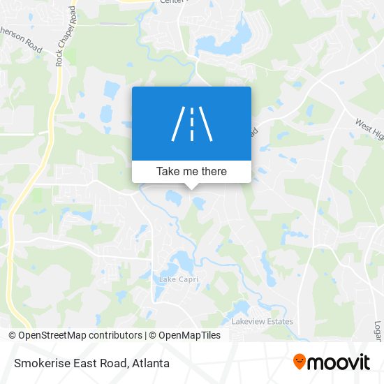 Mapa de Smokerise East Road