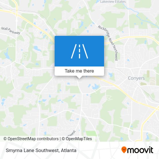 Smyrna Lane Southwest map