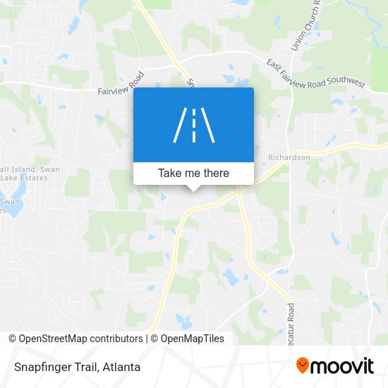 Snapfinger Trail map