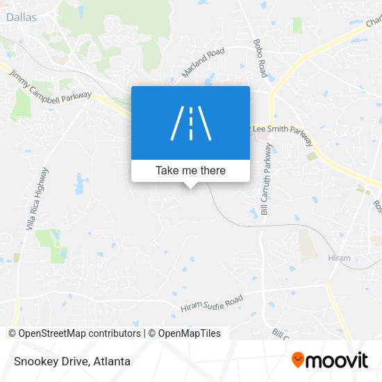 Snookey Drive map