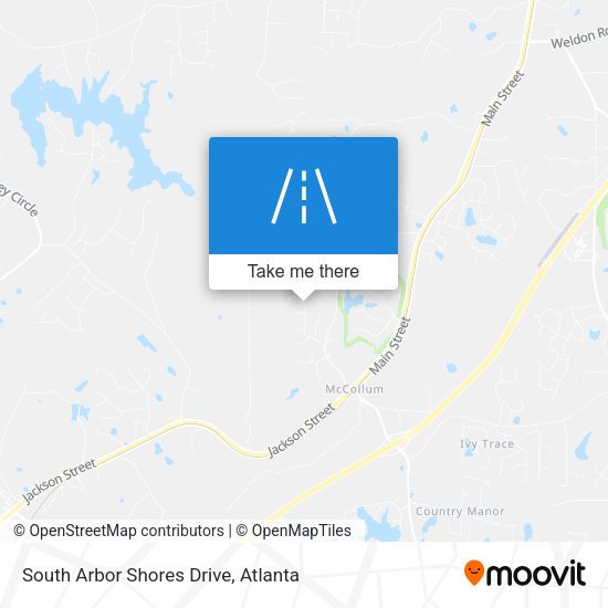 South Arbor Shores Drive map
