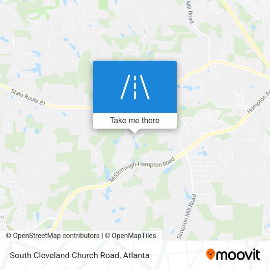 South Cleveland Church Road map