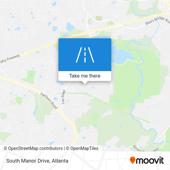 Mapa de South Manor Drive