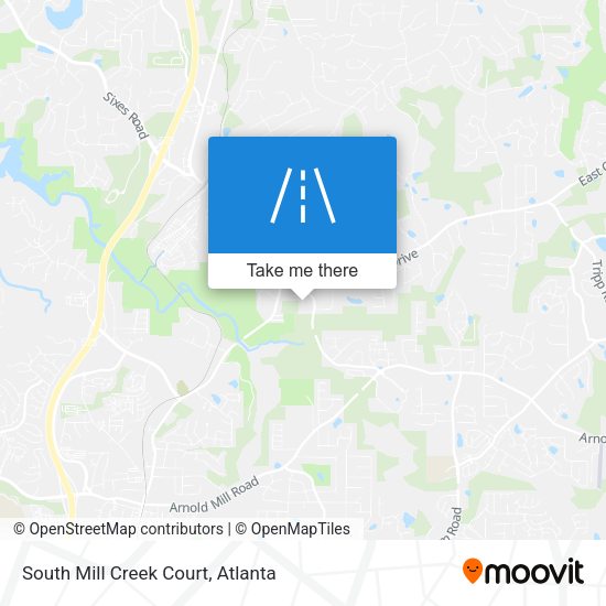 South Mill Creek Court map