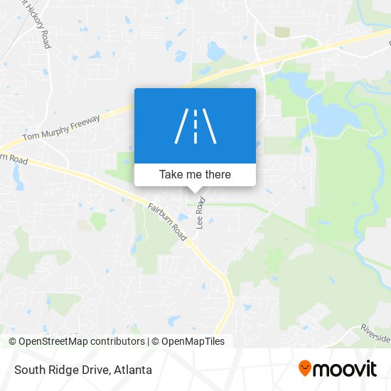 South Ridge Drive map