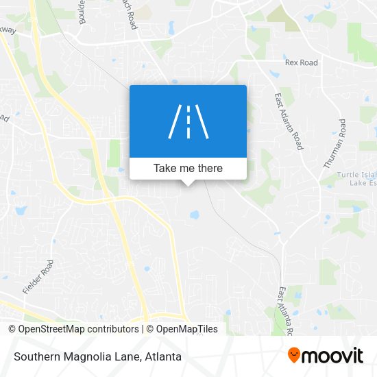 Mapa de Southern Magnolia Lane