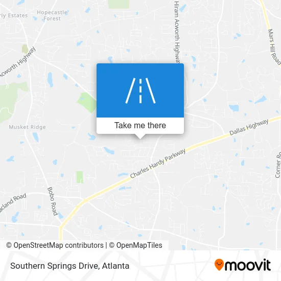 Southern Springs Drive map
