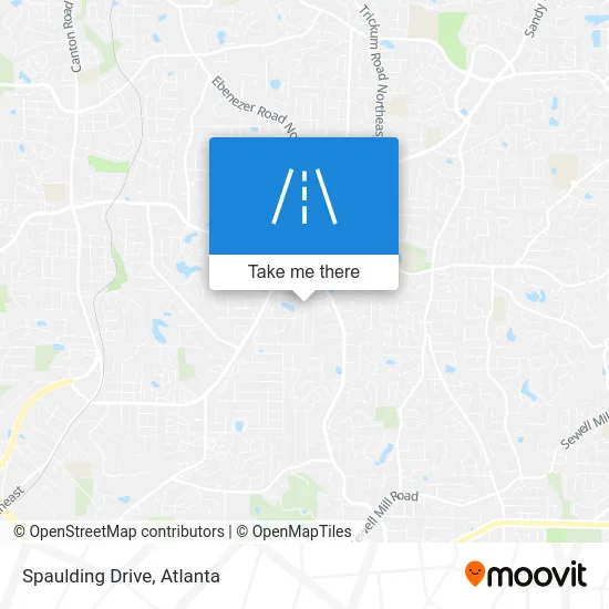 Spaulding Drive map