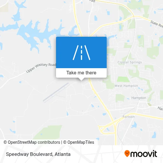 Speedway Boulevard map