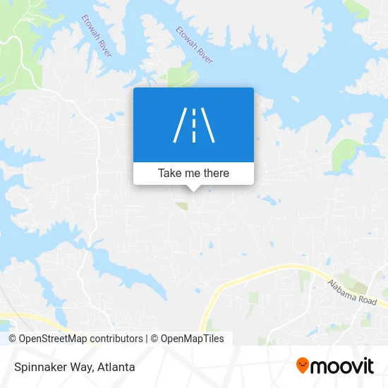 Spinnaker Way map