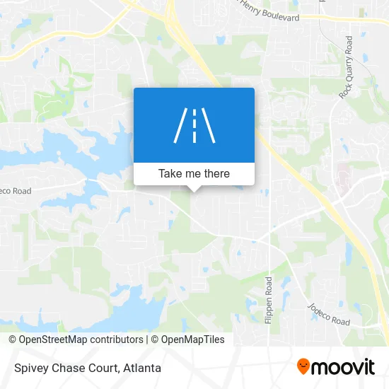 Spivey Chase Court map