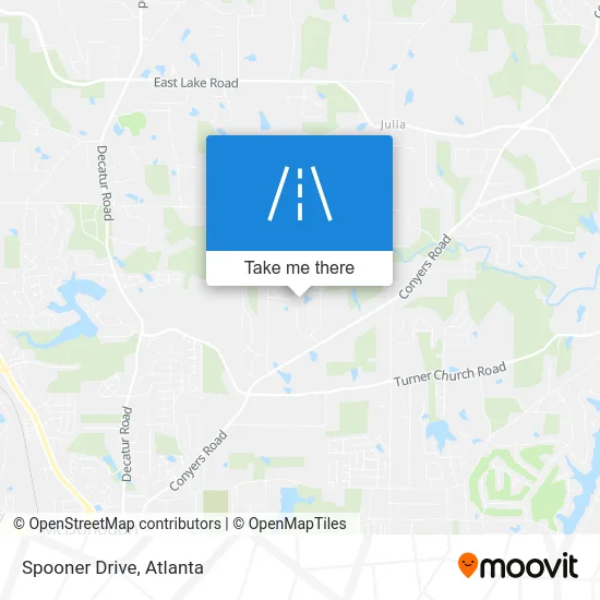 Spooner Drive map