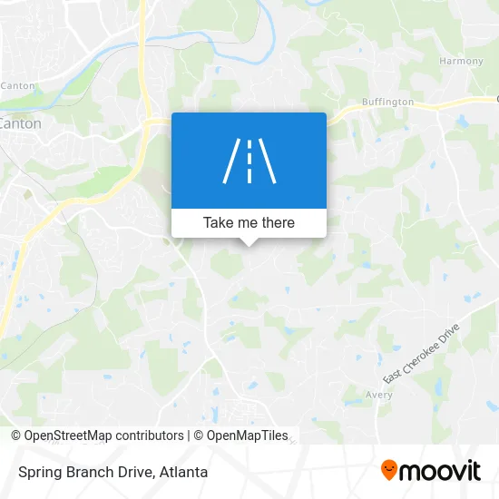 Spring Branch Drive map