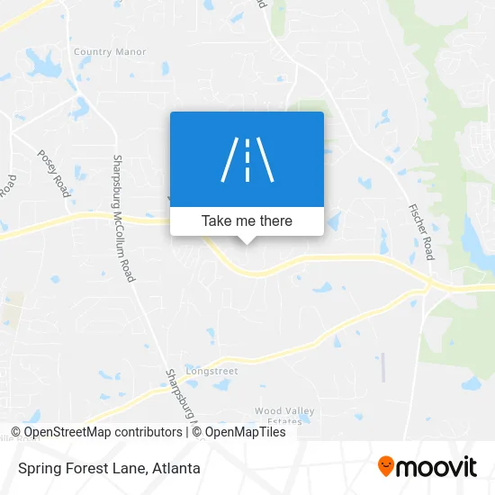 Spring Forest Lane map