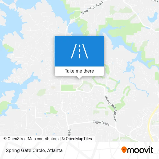 Spring Gate Circle map