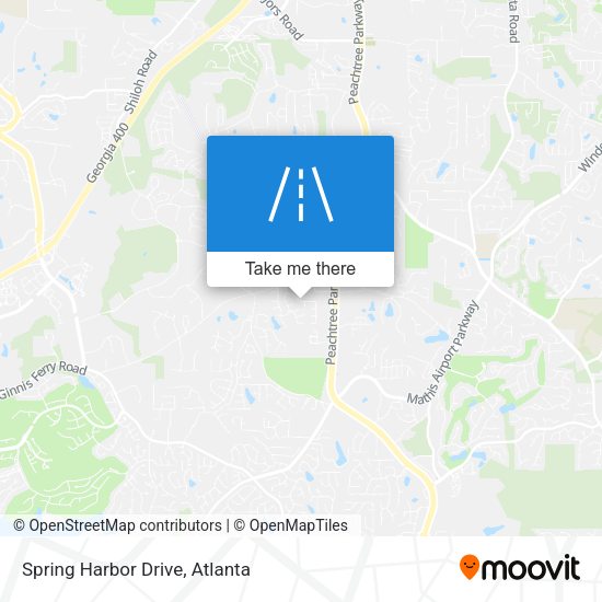 Spring Harbor Drive map