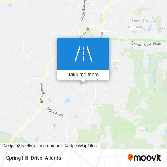 Mapa de Spring Hill Drive