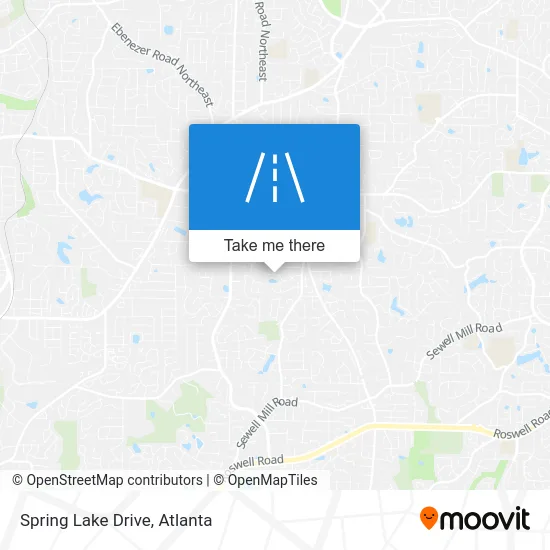 Spring Lake Drive map