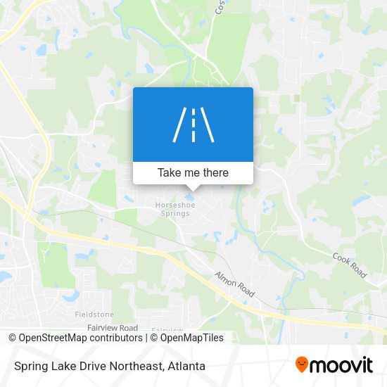 Mapa de Spring Lake Drive Northeast