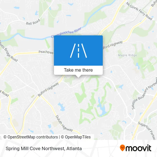 Spring Mill Cove Northwest map
