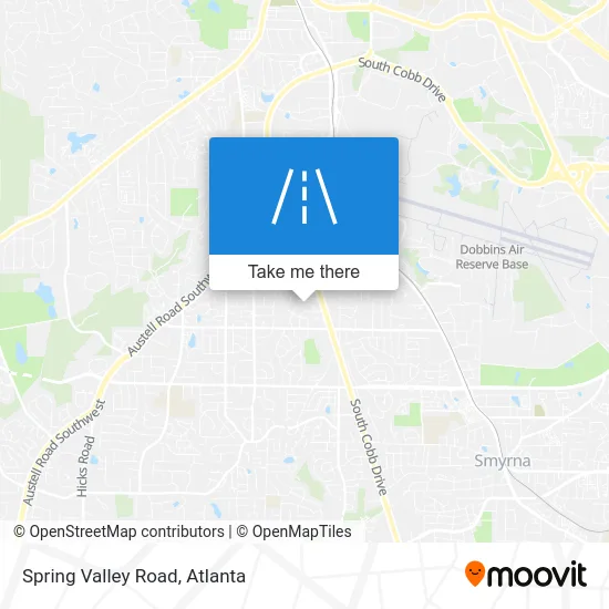 Spring Valley Road map