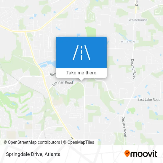 Springdale Drive map