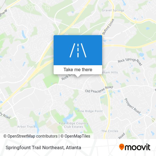 Mapa de Springfount Trail Northeast