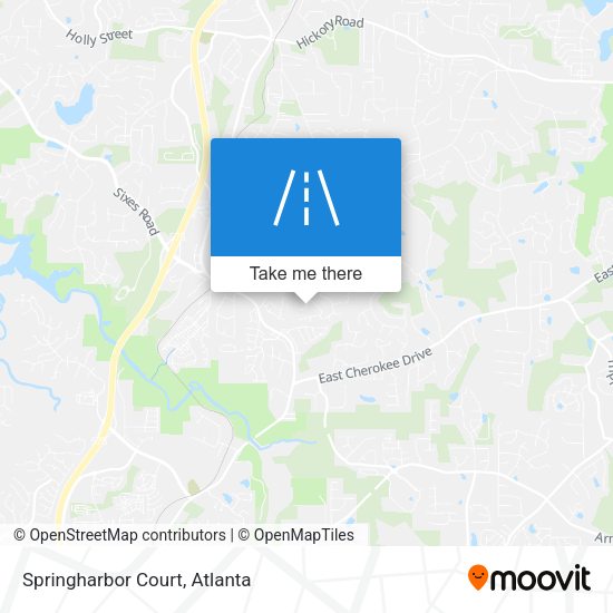 Mapa de Springharbor Court