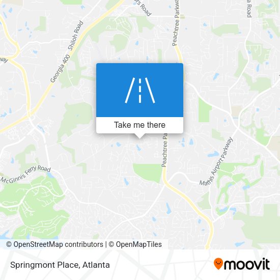 Mapa de Springmont Place