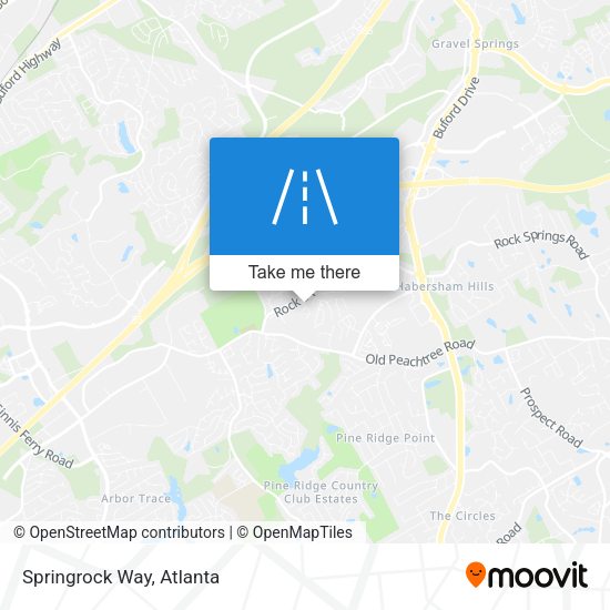 Mapa de Springrock Way