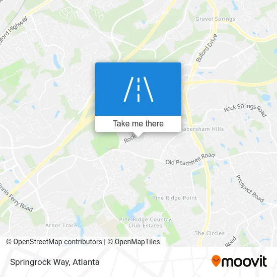 Springrock Way map