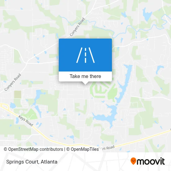 Springs Court map