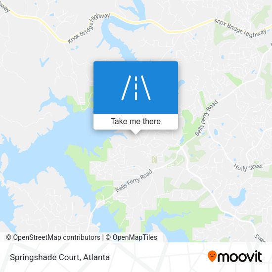 Mapa de Springshade Court
