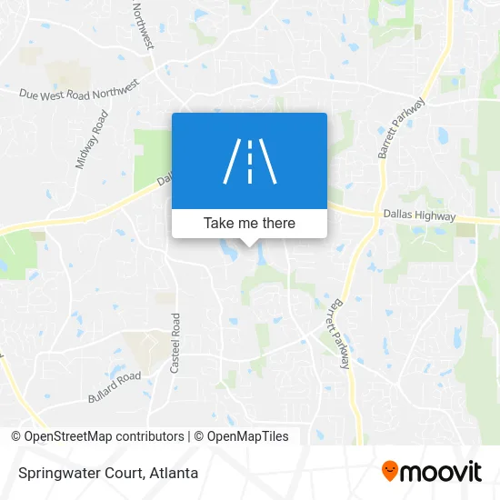 Springwater Court map