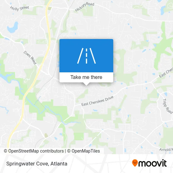 Springwater Cove map