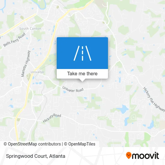 Springwood Court map