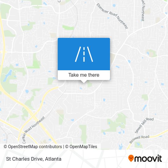 Mapa de St Charles Drive