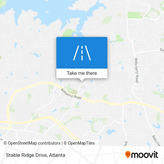 Stable Ridge Drive map