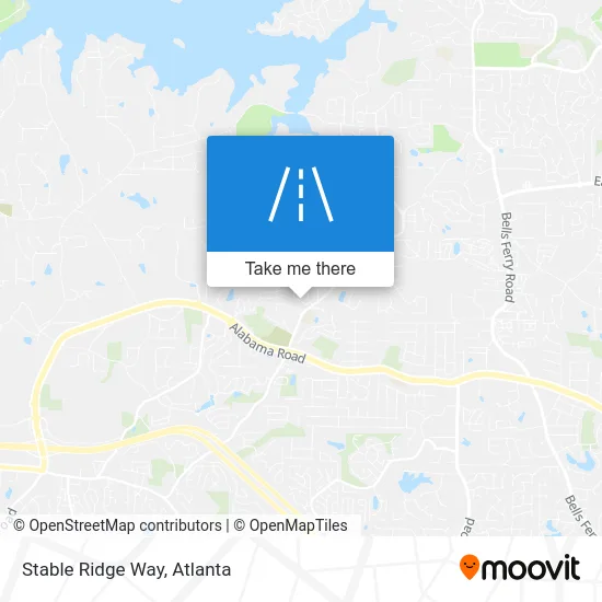Stable Ridge Way map